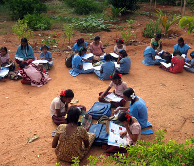 Students studying photo